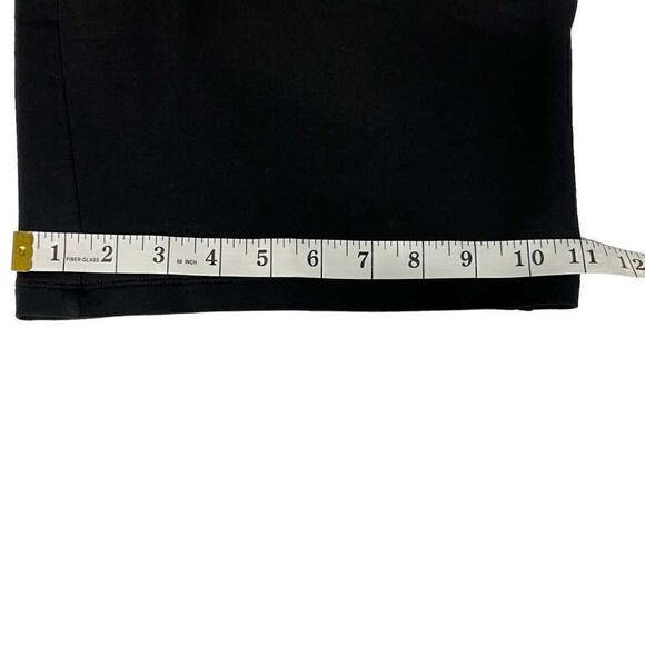 DKNY Pure Travel Pants Black Elastic Waist Wide Leg Lounge Leisure Size Large - Picture 6 of 13